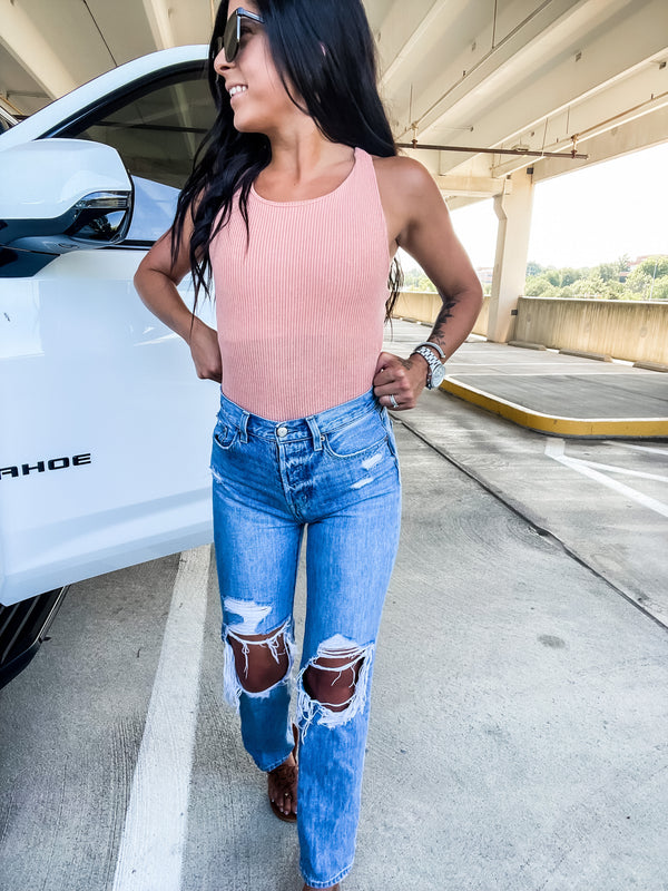 Perfect Bodysuit - Coral